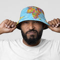 World Map Africa Bucket Hat Bucket Hat Tianci 