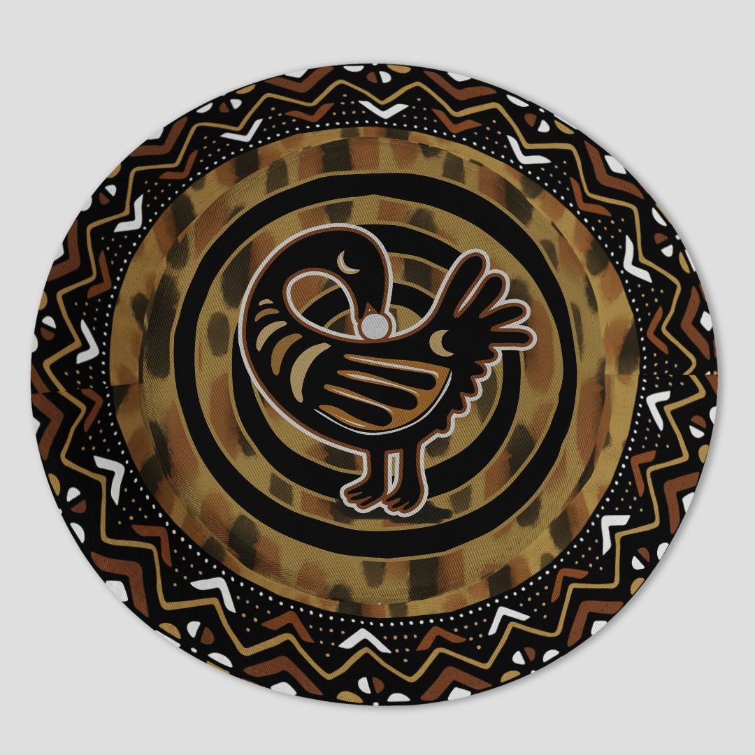 Printed Mud Cloth and Adinkra Symbol Bucket Hat Bucket Hat Tianci 