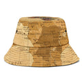 Africa On World Map Bucket Hat Bucket Hat Tianci 
