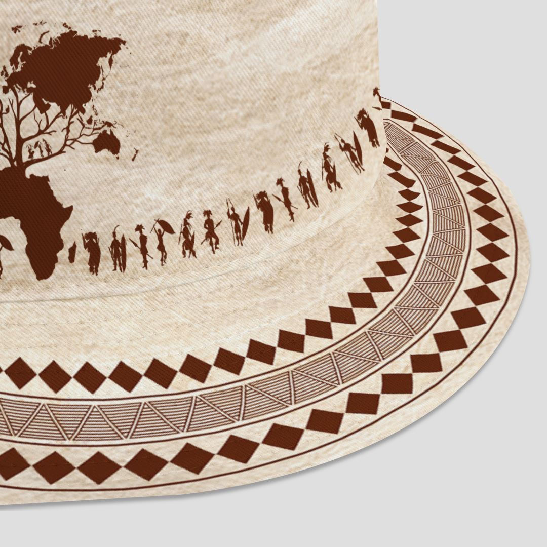 Root Africa 1 Bucket Hat Bucket Hat Tianci 