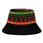 Adinkra Symbols Print Bucket Hat Bucket Hat Tianci 