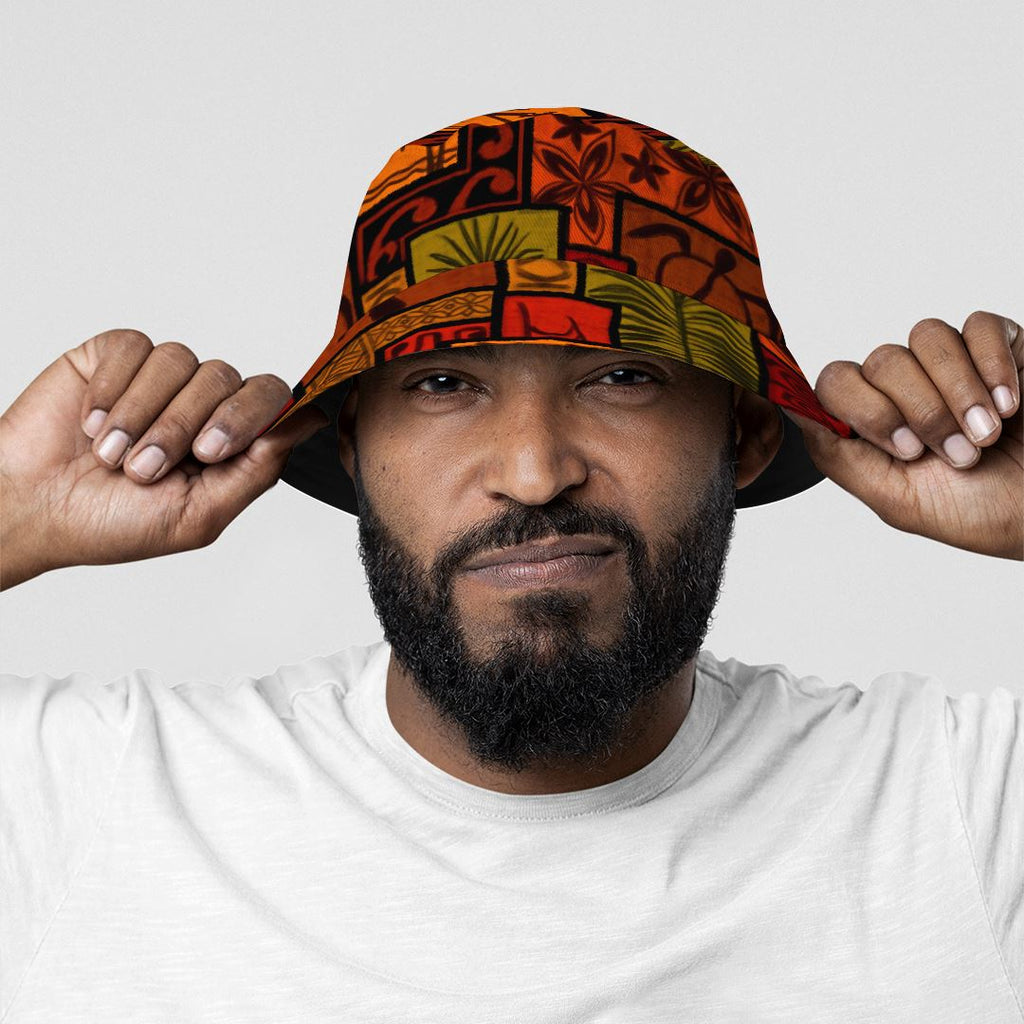 African Symbols Bucket Hat Bucket Hat Tianci 