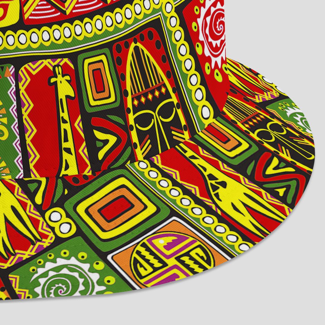 African Tribal Bucket Hat Bucket Hat Tianci 