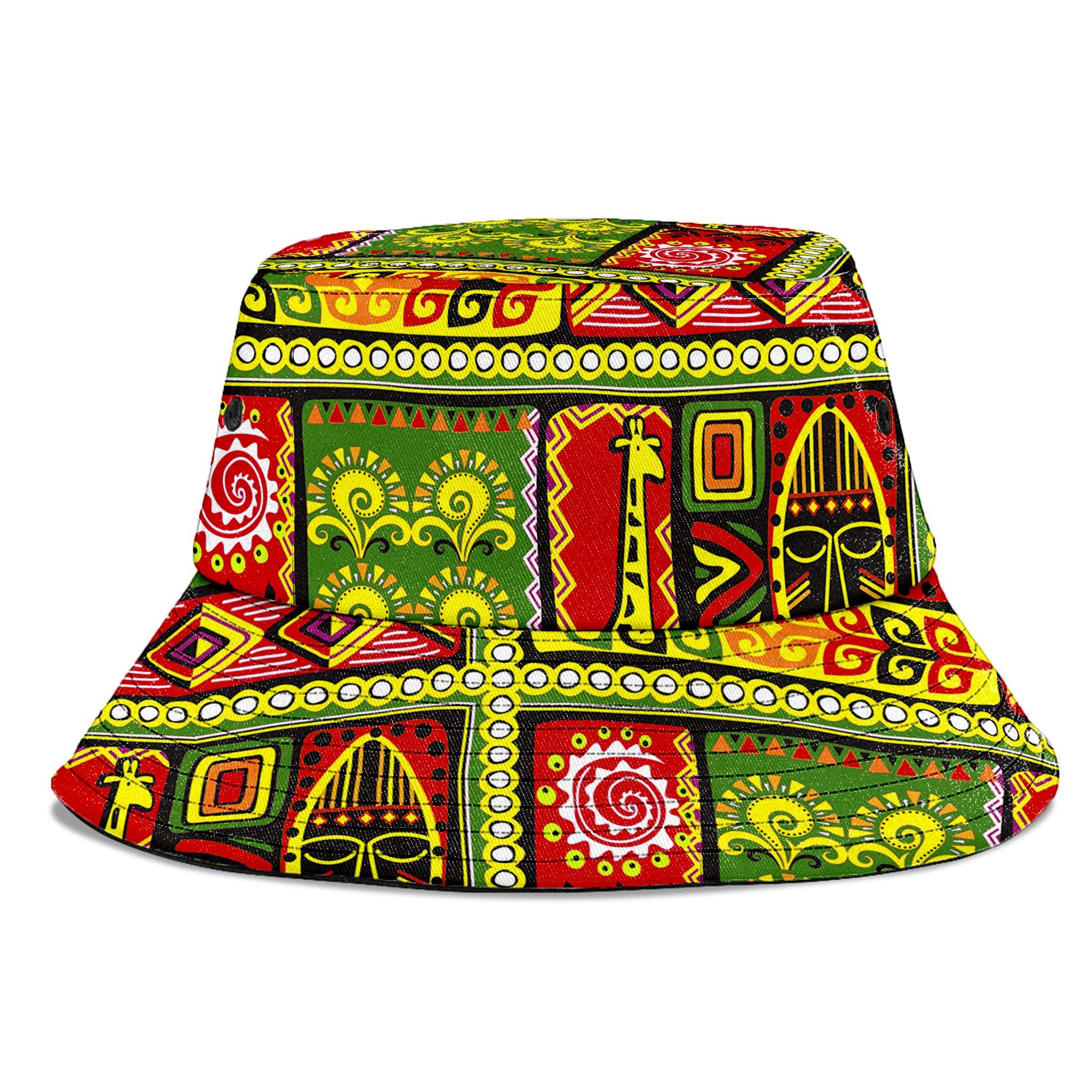 African Tribal Bucket Hat Bucket Hat Tianci 