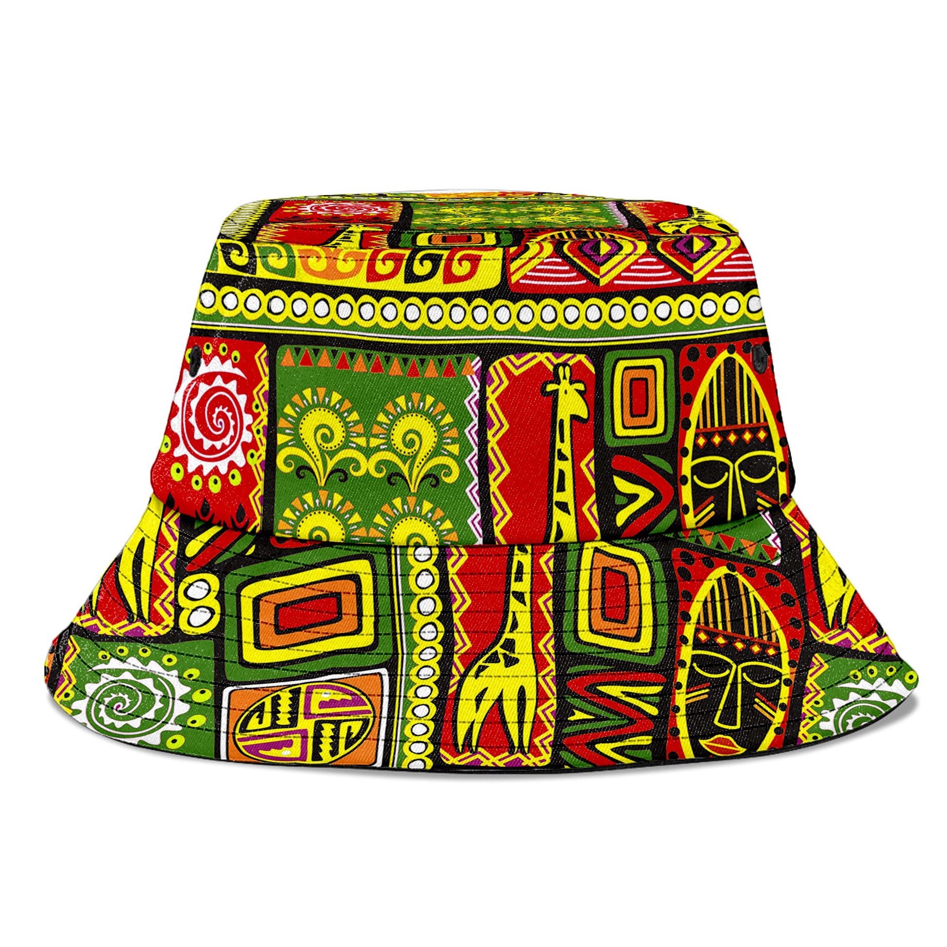 African Tribal Bucket Hat Bucket Hat Tianci 