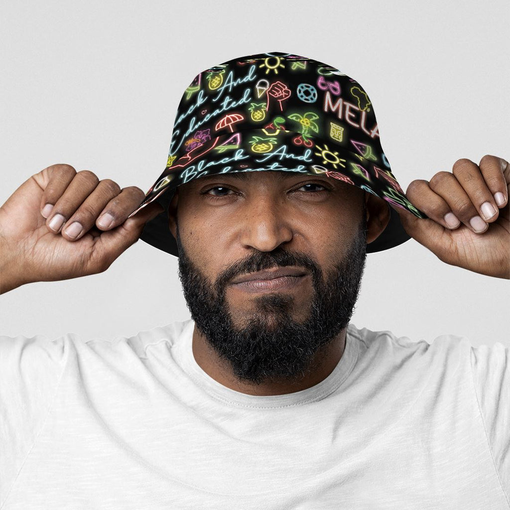 Dope Black King Neon Bucket Hat Bucket Hat Tianci 