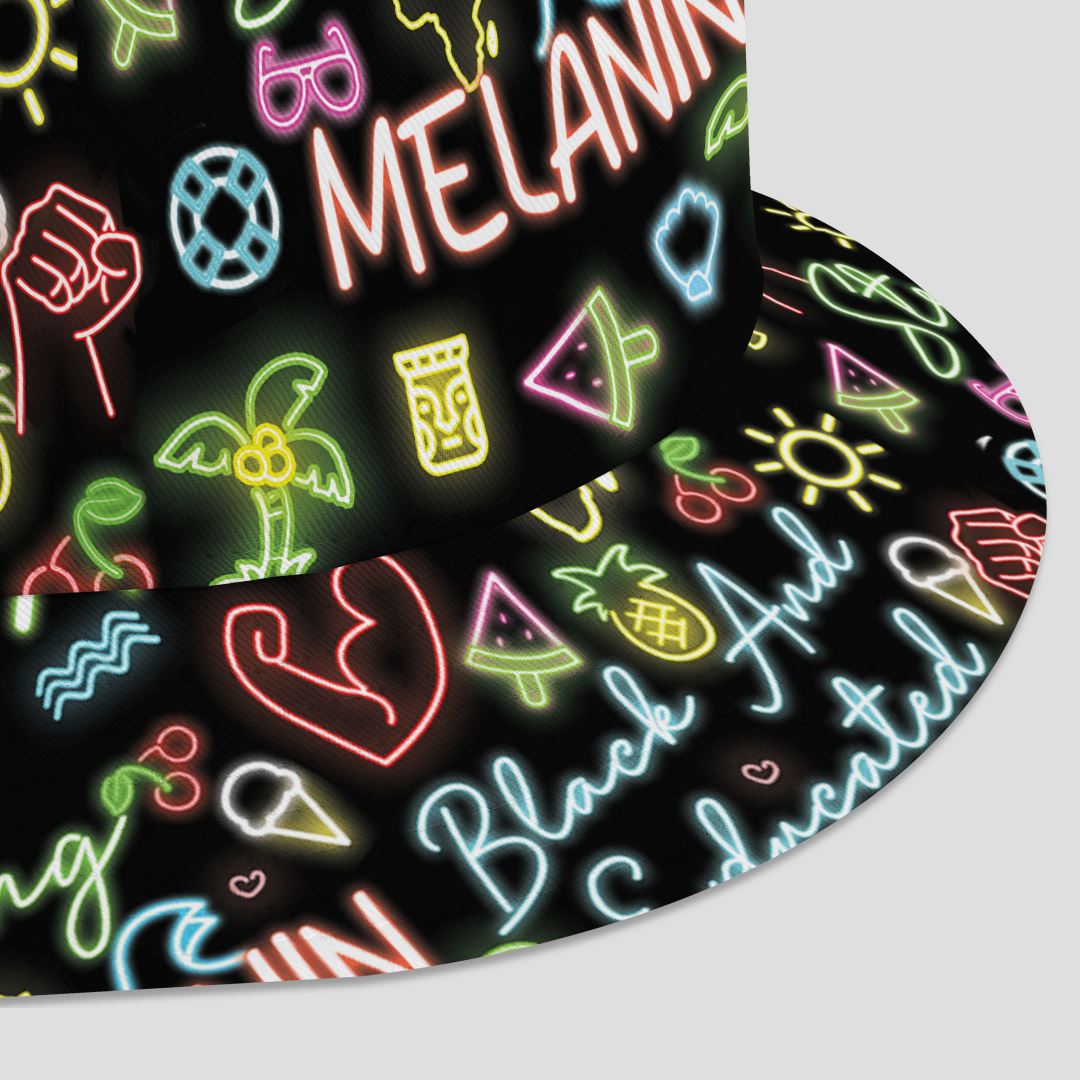 Dope Black King Neon Bucket Hat Bucket Hat Tianci 
