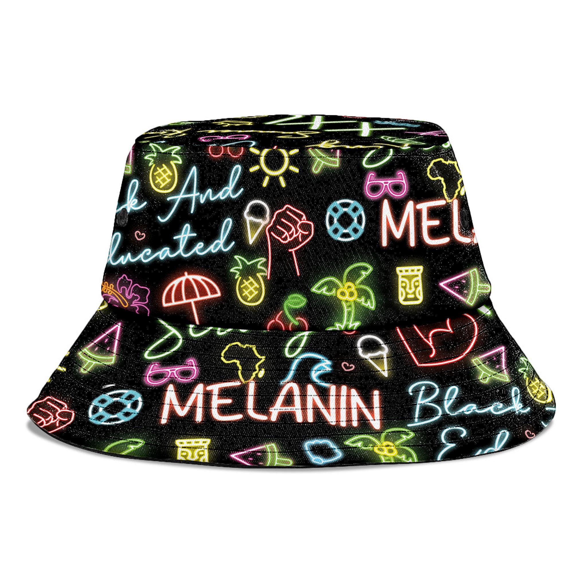 Dope Black King Neon Bucket Hat Bucket Hat Tianci 