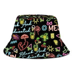 Dope Black King Neon Bucket Hat Bucket Hat Tianci 