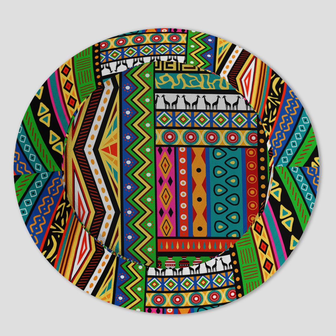 African Striped Patterns Bucket Hat Bucket Hat Tianci 