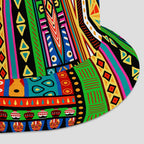 African Striped Patterns Bucket Hat Bucket Hat Tianci 