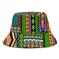 African Striped Patterns Bucket Hat Bucket Hat Tianci 