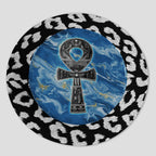 Ankh On Blue Marble Bucket Hat Bucket Hat Tianci 