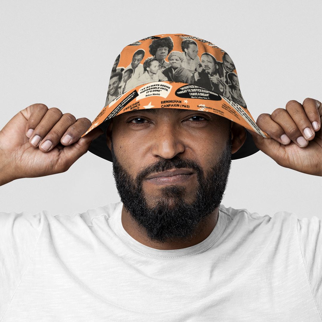Freedom Threads Civil Rights Edition Bucket Hat Bucket Hat Tianci 