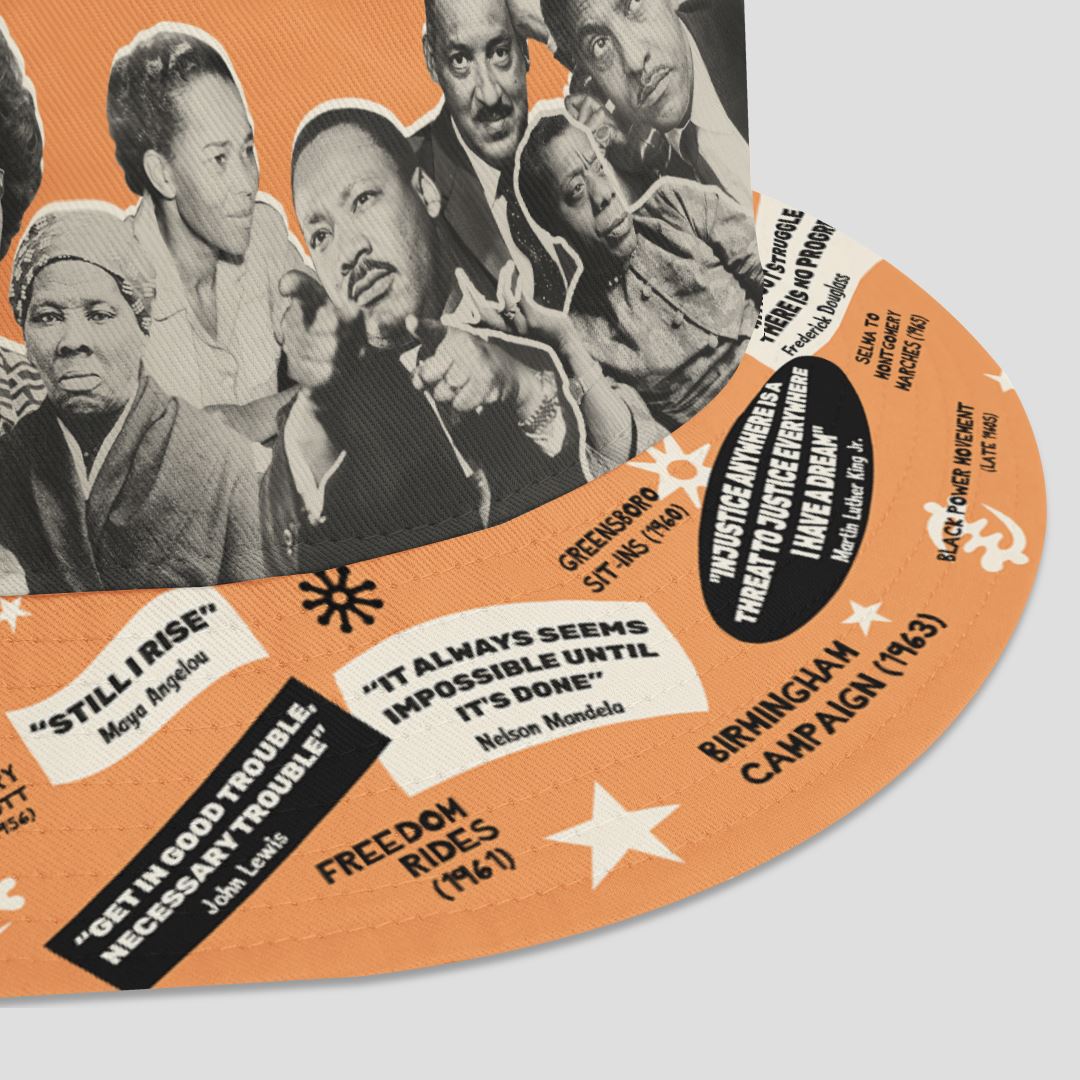 Freedom Threads Civil Rights Edition Bucket Hat Bucket Hat Tianci 