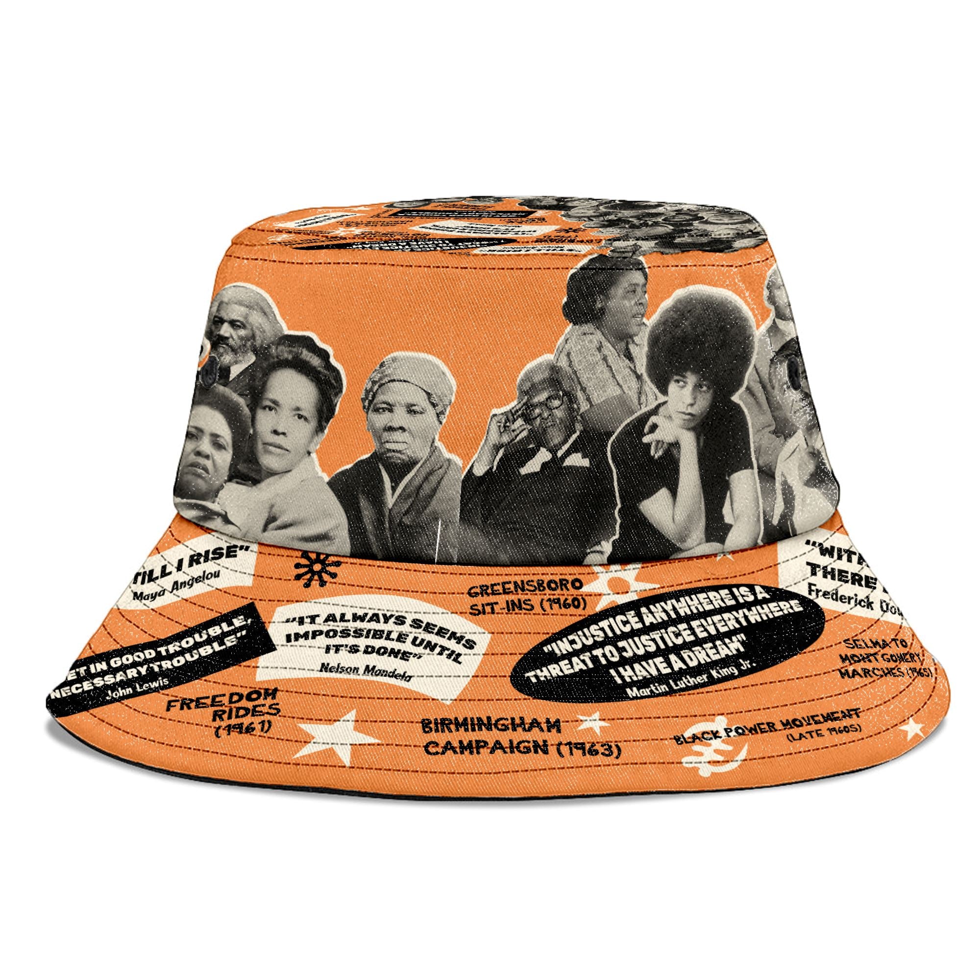 Freedom Threads Civil Rights Edition Bucket Hat Bucket Hat Tianci 