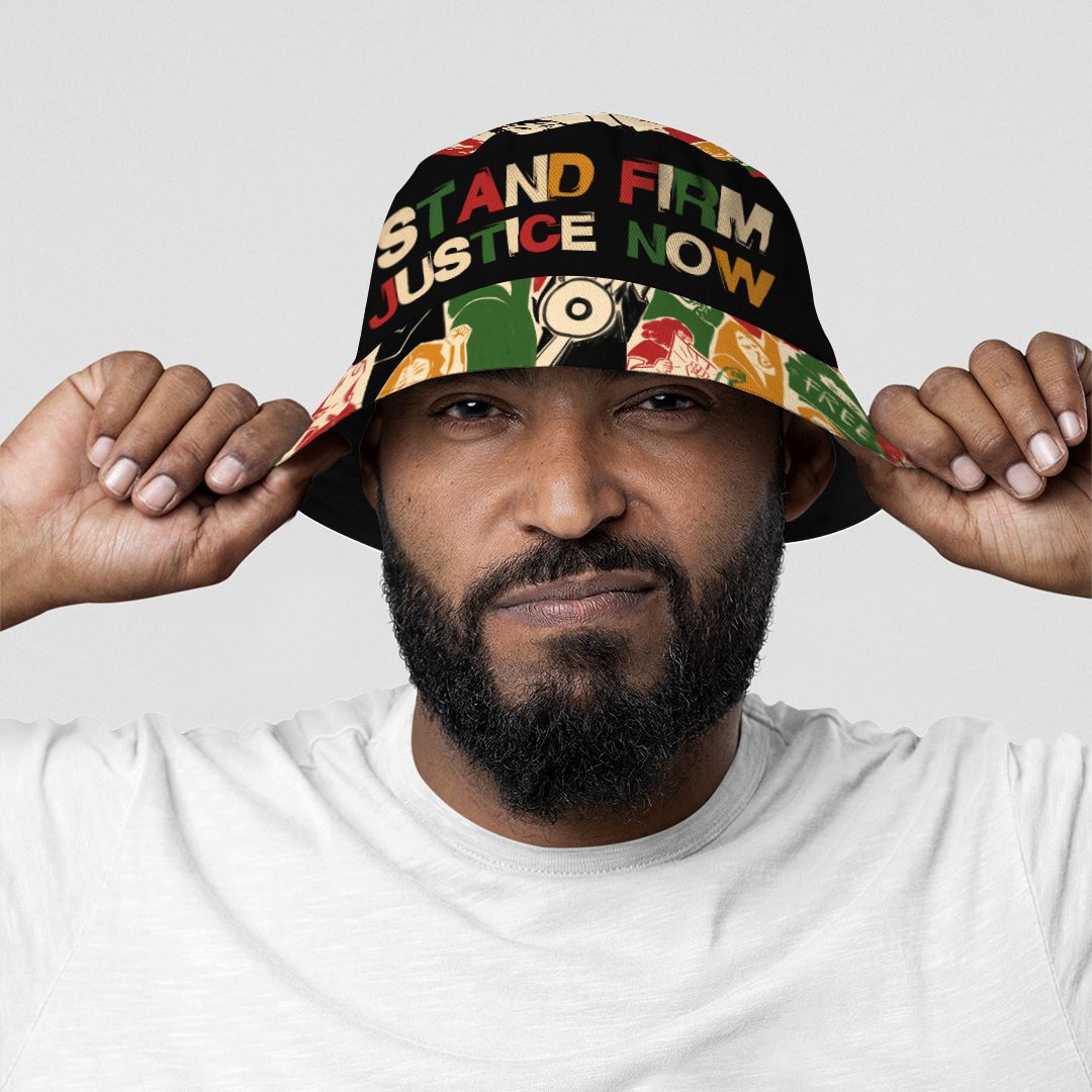 Stand Firm Justice Now Bucket Hat Bucket Hat Tianci 