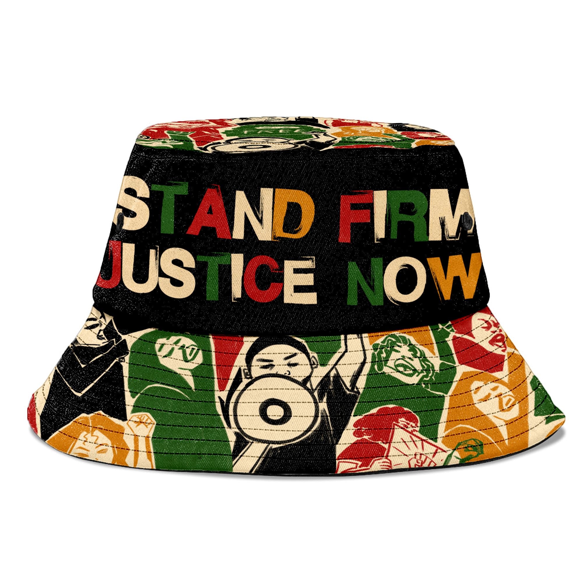 Stand Firm Justice Now Bucket Hat Bucket Hat Tianci 