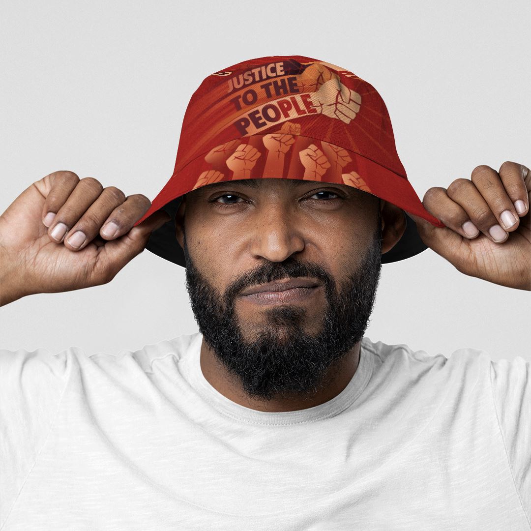 Justice To The People Bucket Hat Bucket Hat Tianci 