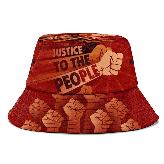 Justice To The People Bucket Hat Bucket Hat Tianci