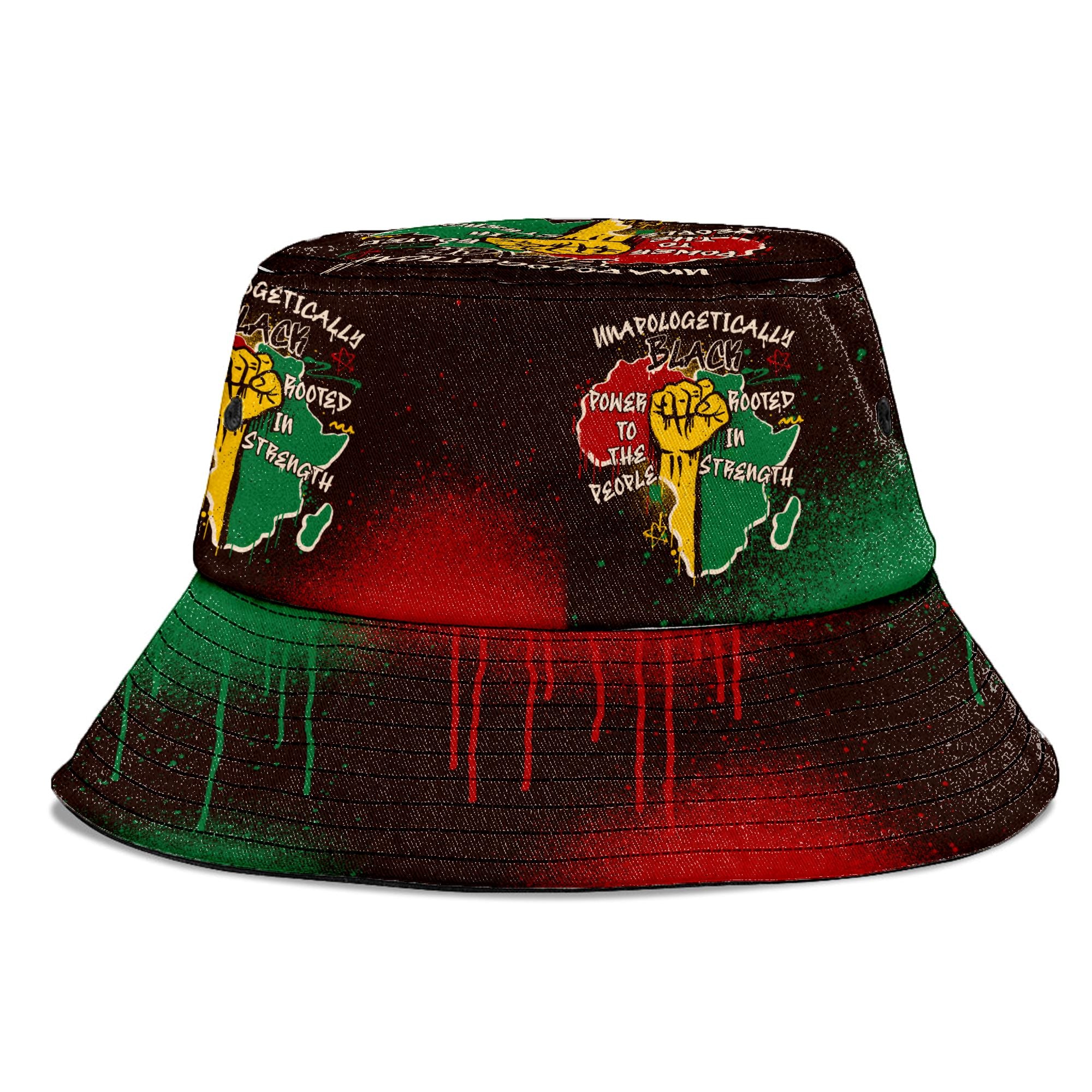Power in Our Roots Bucket Hat Bucket Hat Tianci 