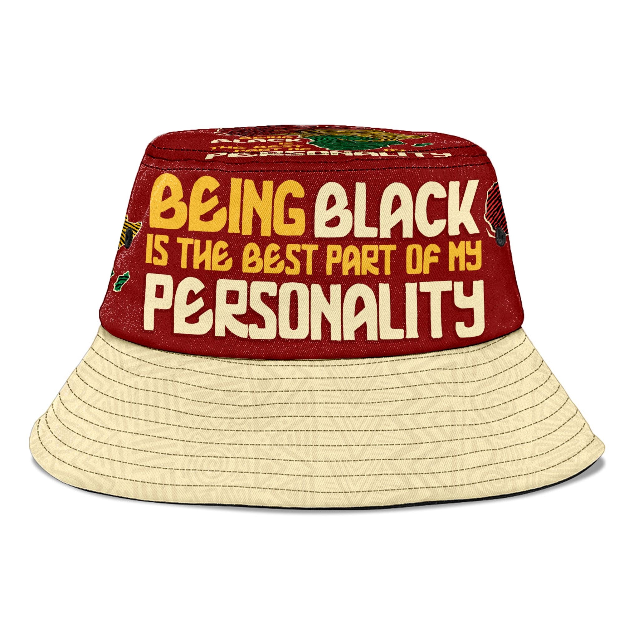 Being Black Is The Best Part Of My Personality Bucket Hat Bucket Hat Tianci 