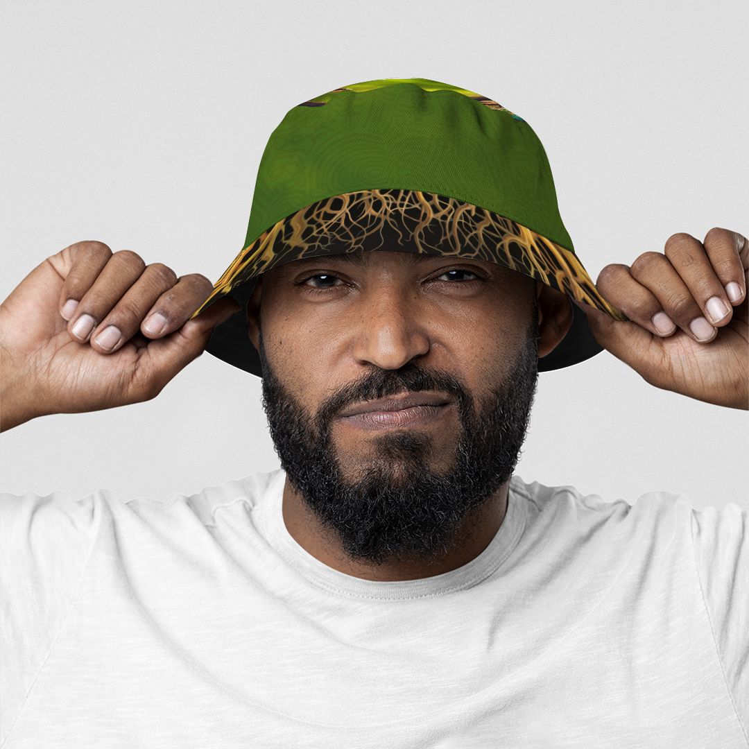 Rooted in Resistance Bucket Hat Bucket Hat Tianci 