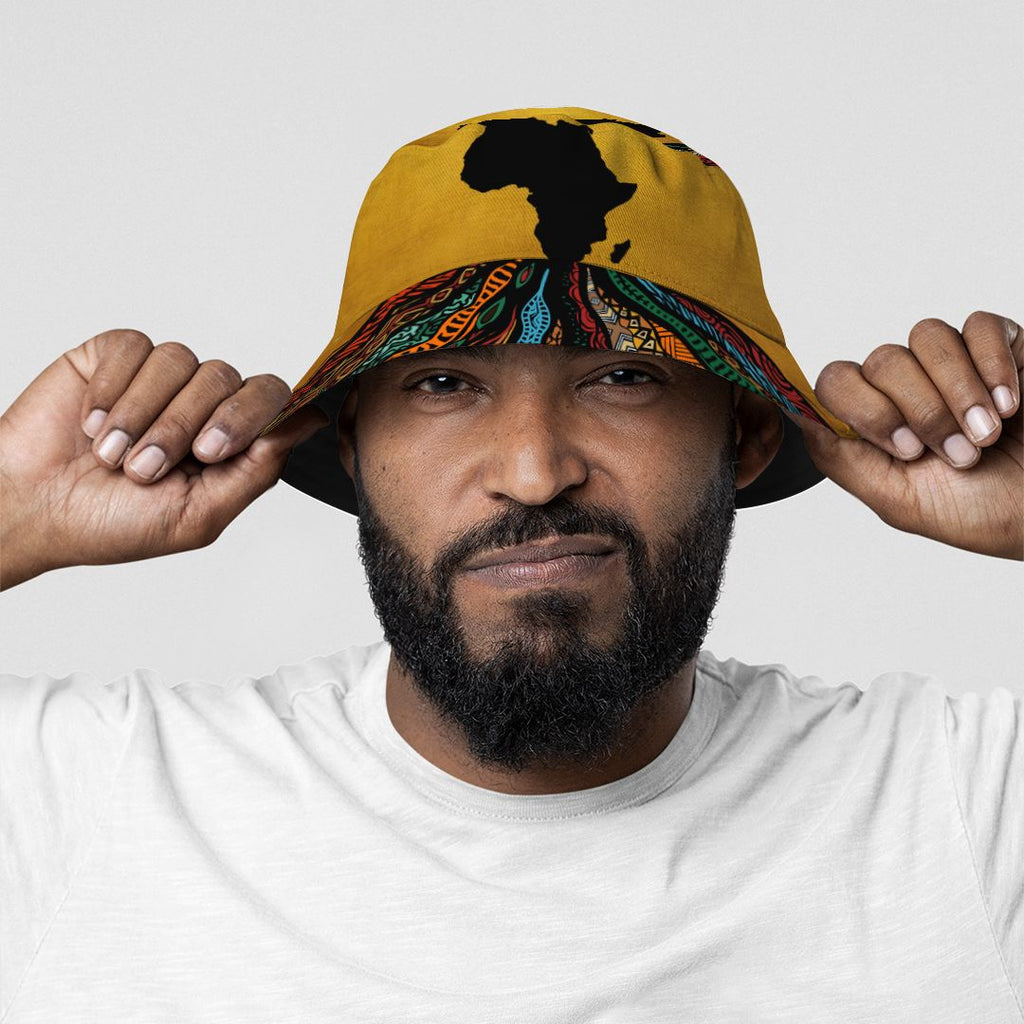 Patterns of Our Roots Bucket Hat Bucket Hat Tianci 