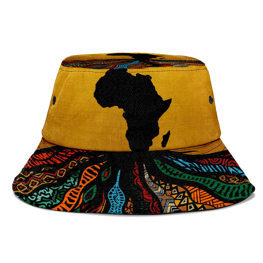 Patterns of Our Roots Bucket Hat Bucket Hat Tianci 