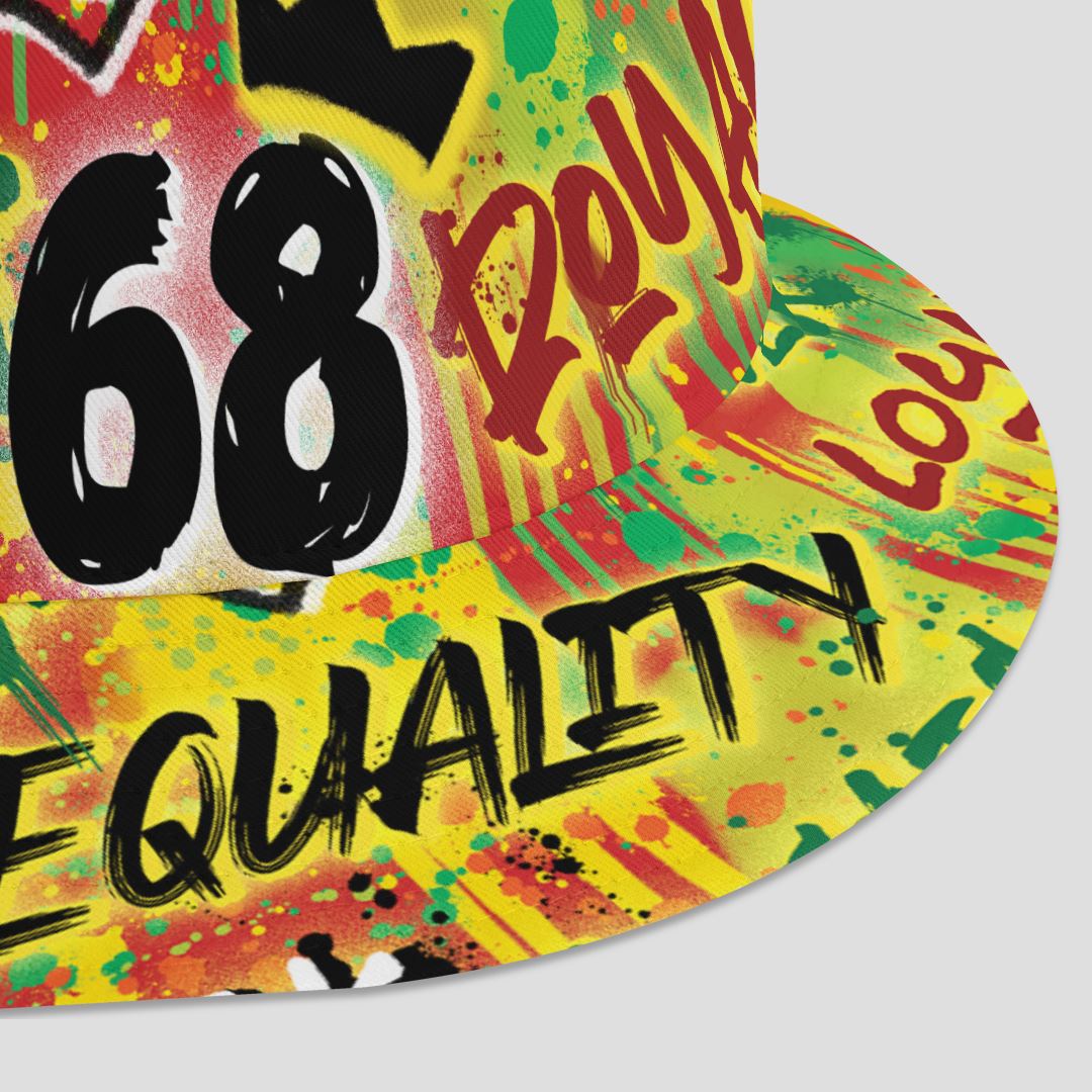68 Graffiti Bucket Hat Bucket Hat Tianci 
