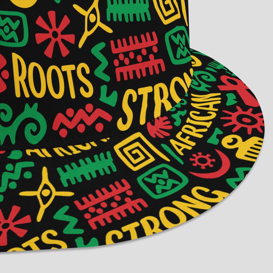 African Map Symbol Bucket Hat Bucket Hat Tianci 