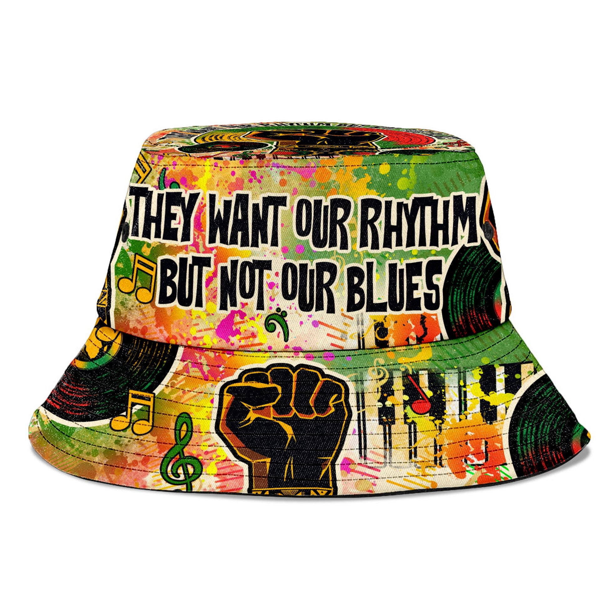 They Want Our Rhythm Not Our Blues Bucket Hat Bucket Hat Tianci 