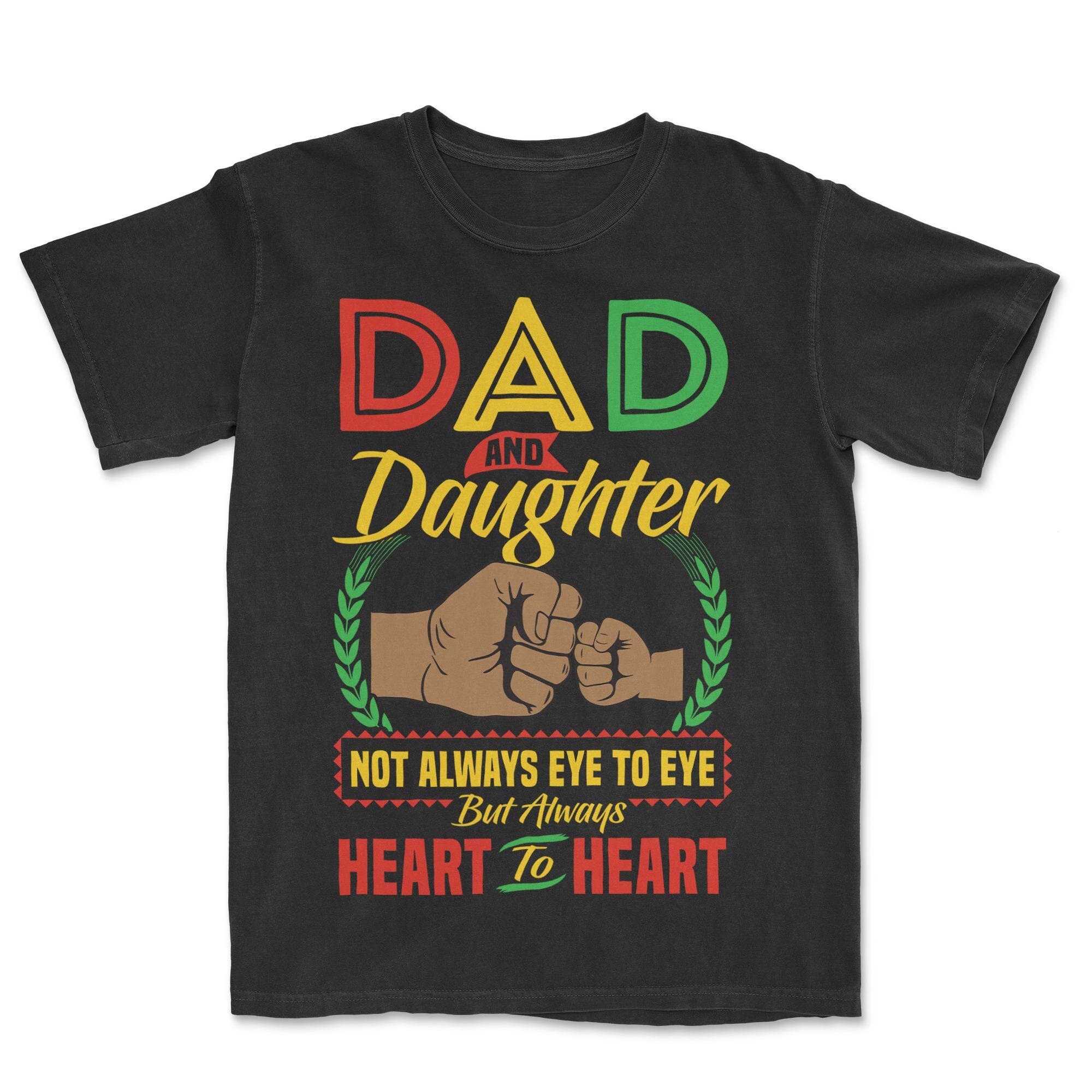 Dad & Daughter T-shirt Apparel Gearment Premium - Heavyweight & Vintage Black S