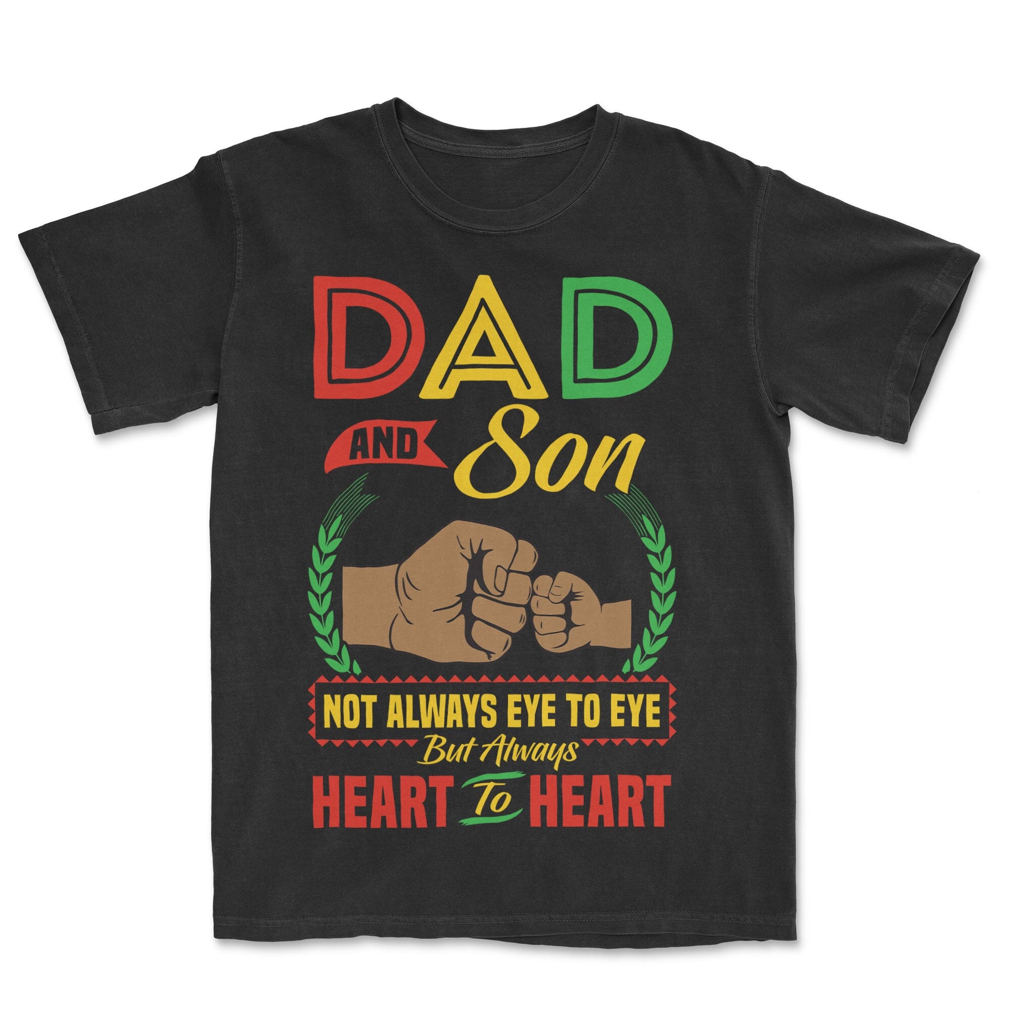 Dad & Son T-shirt Apparel Gearment Premium - Heavyweight & Vintage Black S