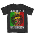Juneteenth Is My Independence Day T-shirt Apparel Gearment Premium - Heavyweight & Vintage Black S