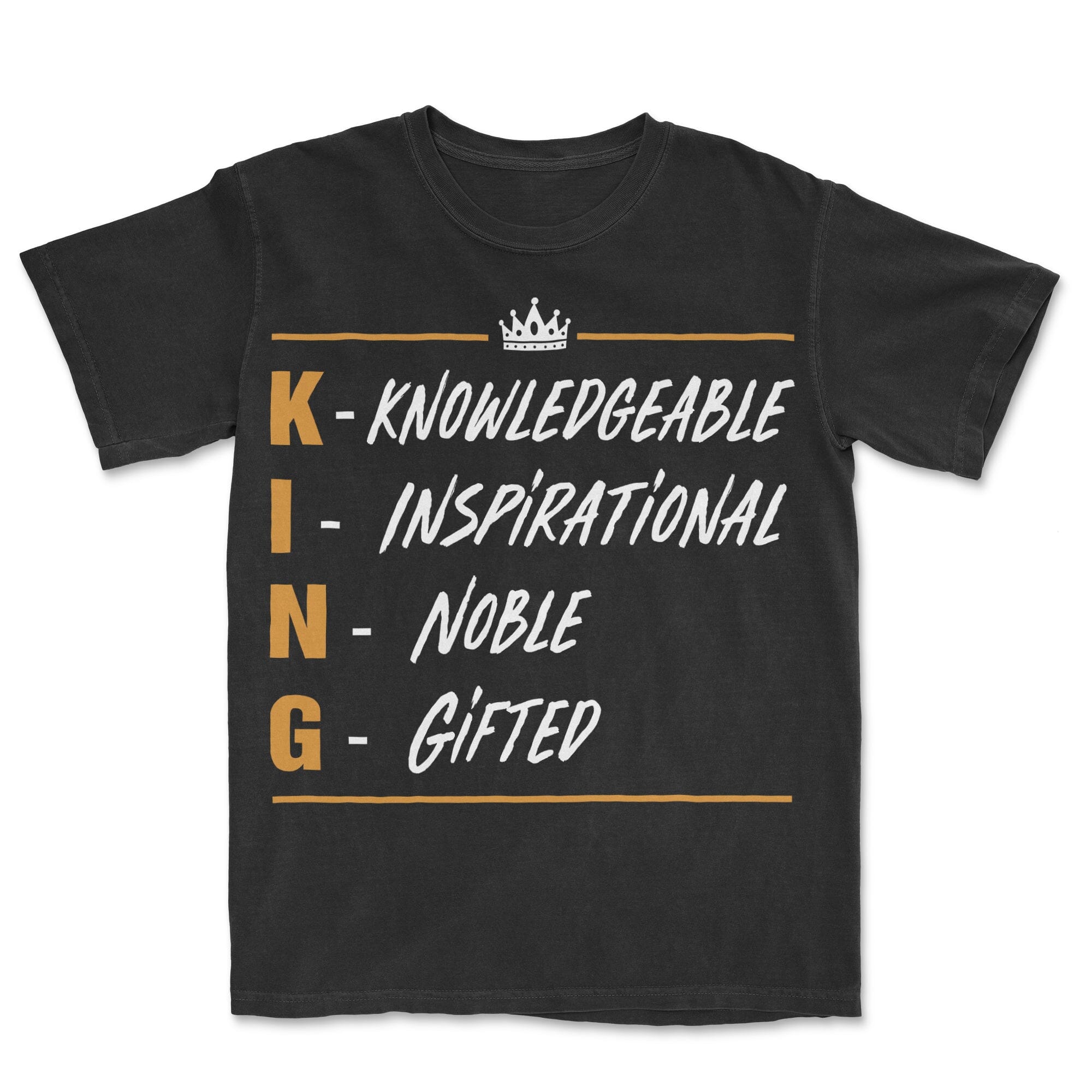 King T-shirt Apparel Gearment Premium - Heavyweight & Vintage Black S