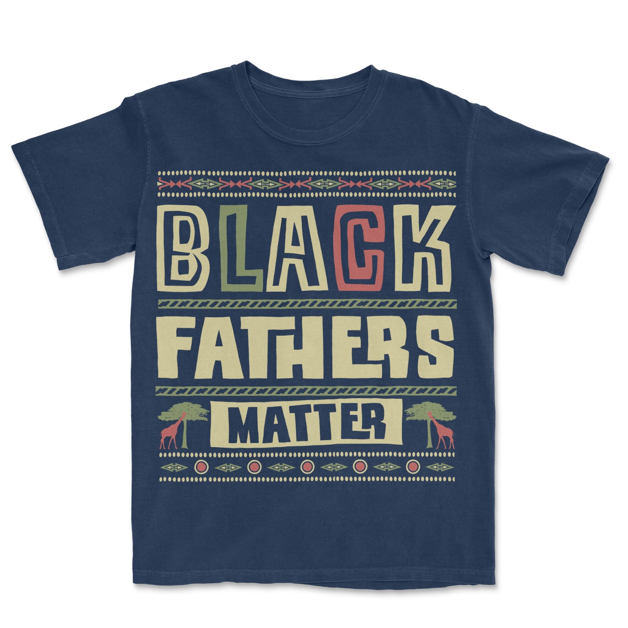 Black Father Matter T-shirt Apparel Gearment Premium - Heavyweight & Vintage Navy S