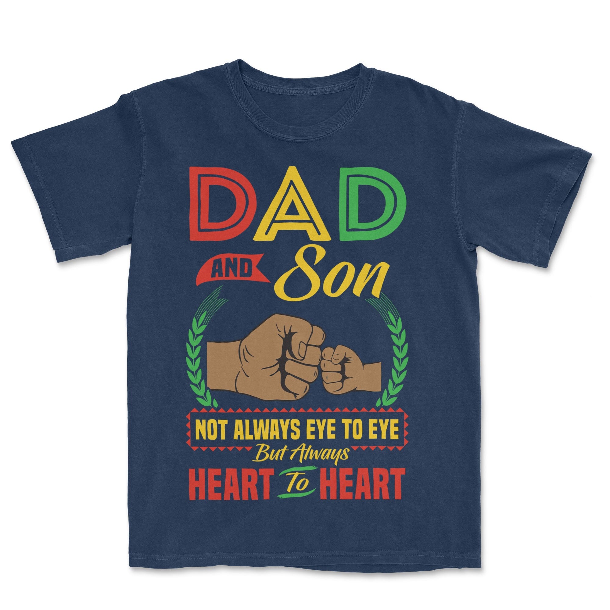 Dad & Son T-shirt Apparel Gearment Premium - Heavyweight & Vintage Navy S