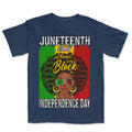 Juneteenth Is My Independence Day T-shirt Apparel Gearment Premium - Heavyweight & Vintage Navy S