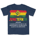Juneteenth Definition T-shirt Apparel Gearment Premium - Heavyweight & Vintage Navy S