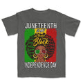 Juneteenth Is My Independence Day T-shirt Apparel Gearment Premium - Heavyweight & Vintage Pepper S