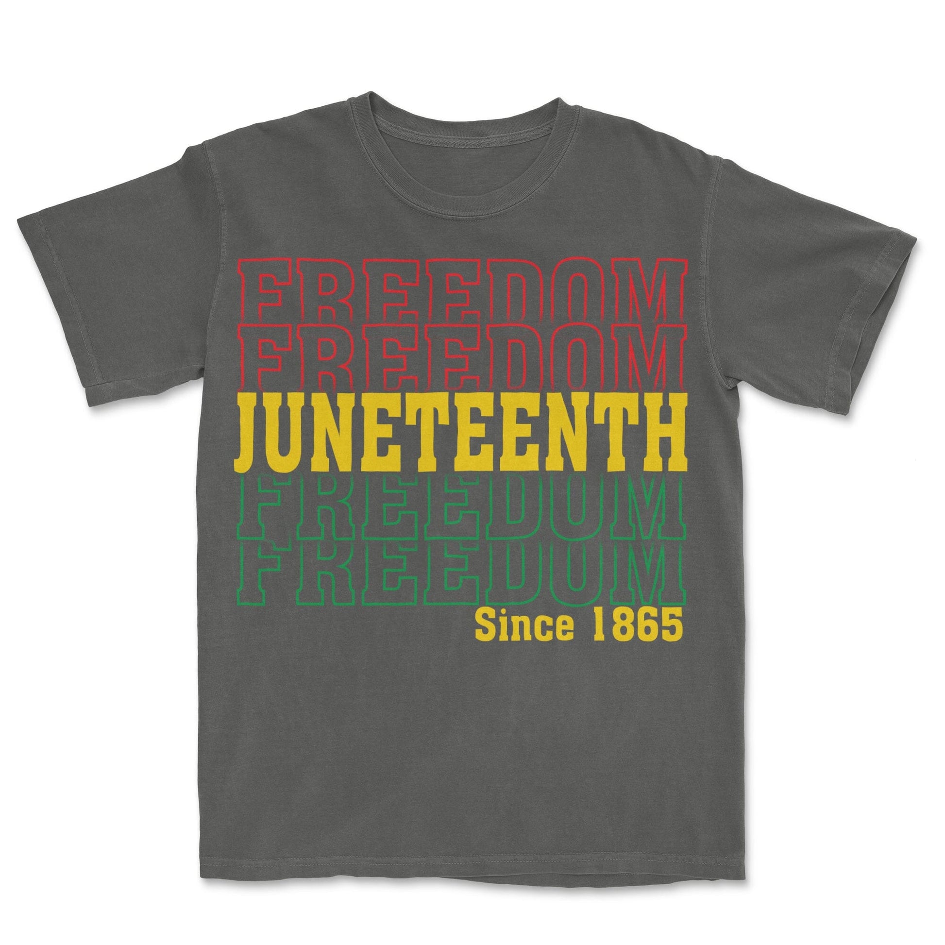 Juneteenth Freedom Since 1865 T-shirt Apparel Gearment Premium - Heavyweight & Vintage Pepper S