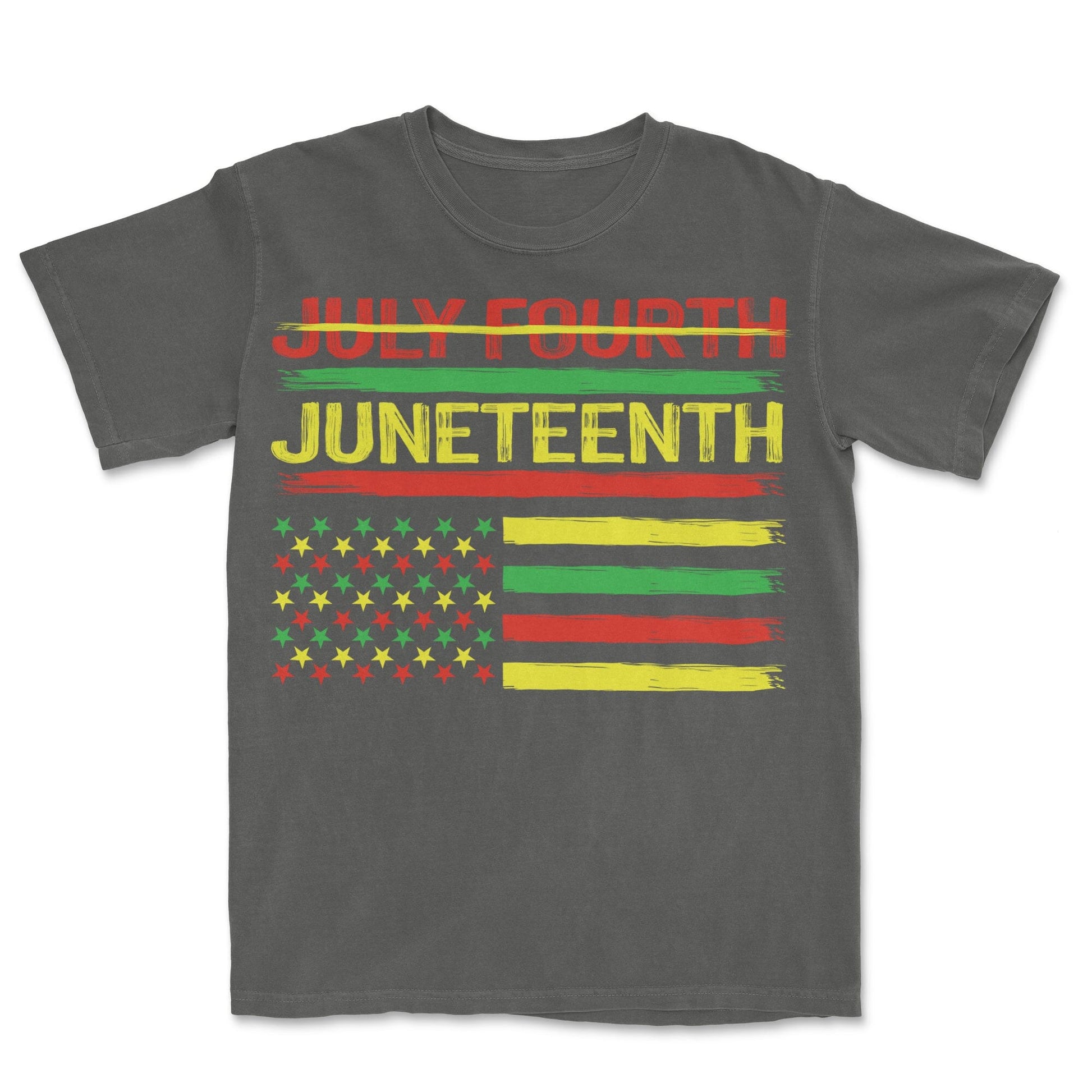 Not July Fourth - Juneteenth T-shirt Apparel Gearment Premium - Heavyweight & Vintage Pepper S
