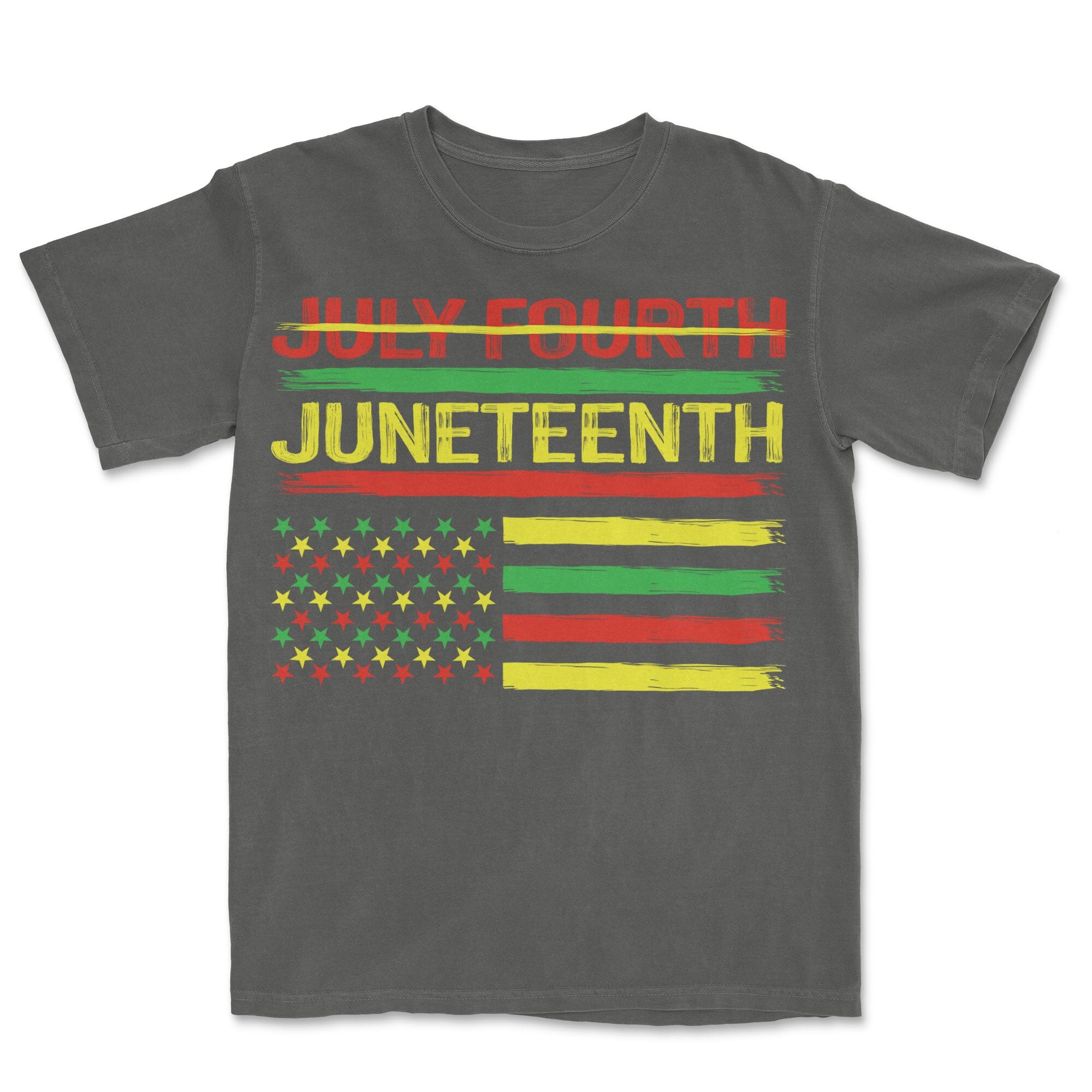 Not July Fourth - Juneteenth T-shirt Apparel Gearment Premium - Heavyweight & Vintage Pepper S