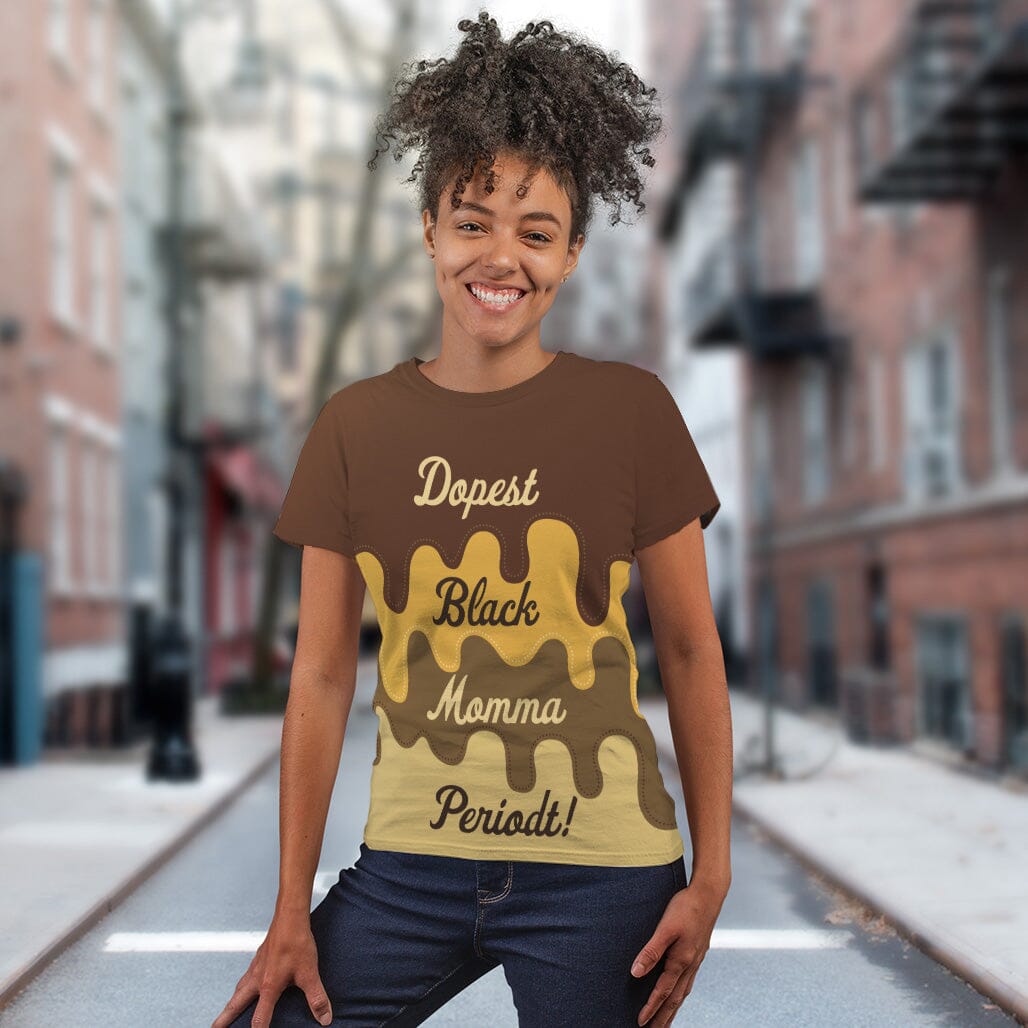Dopest Black Momma Periodt! T-shirt AOP Tee Tianci 