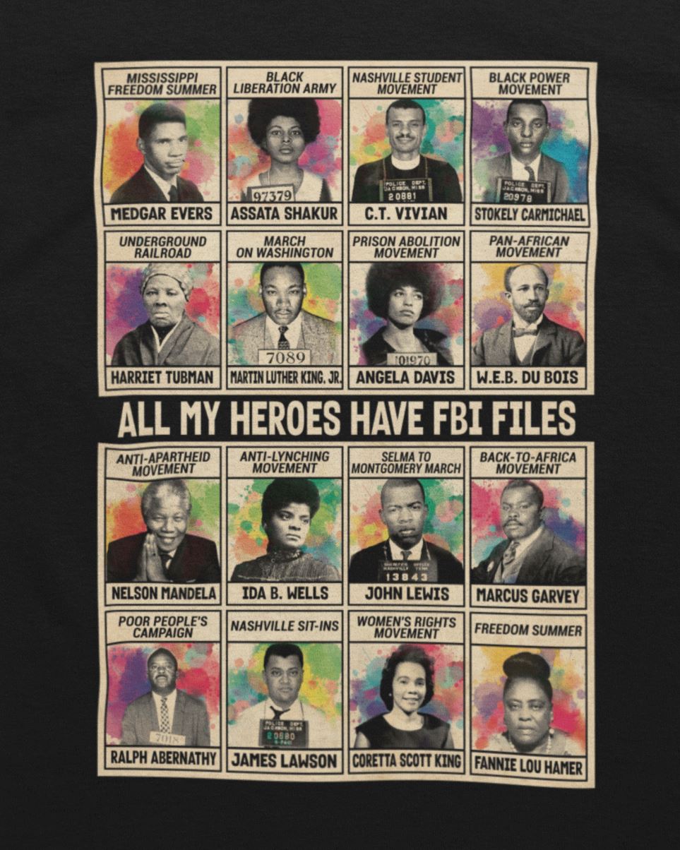 Heroes' FBI Files T-shirt Apparel Gearment 