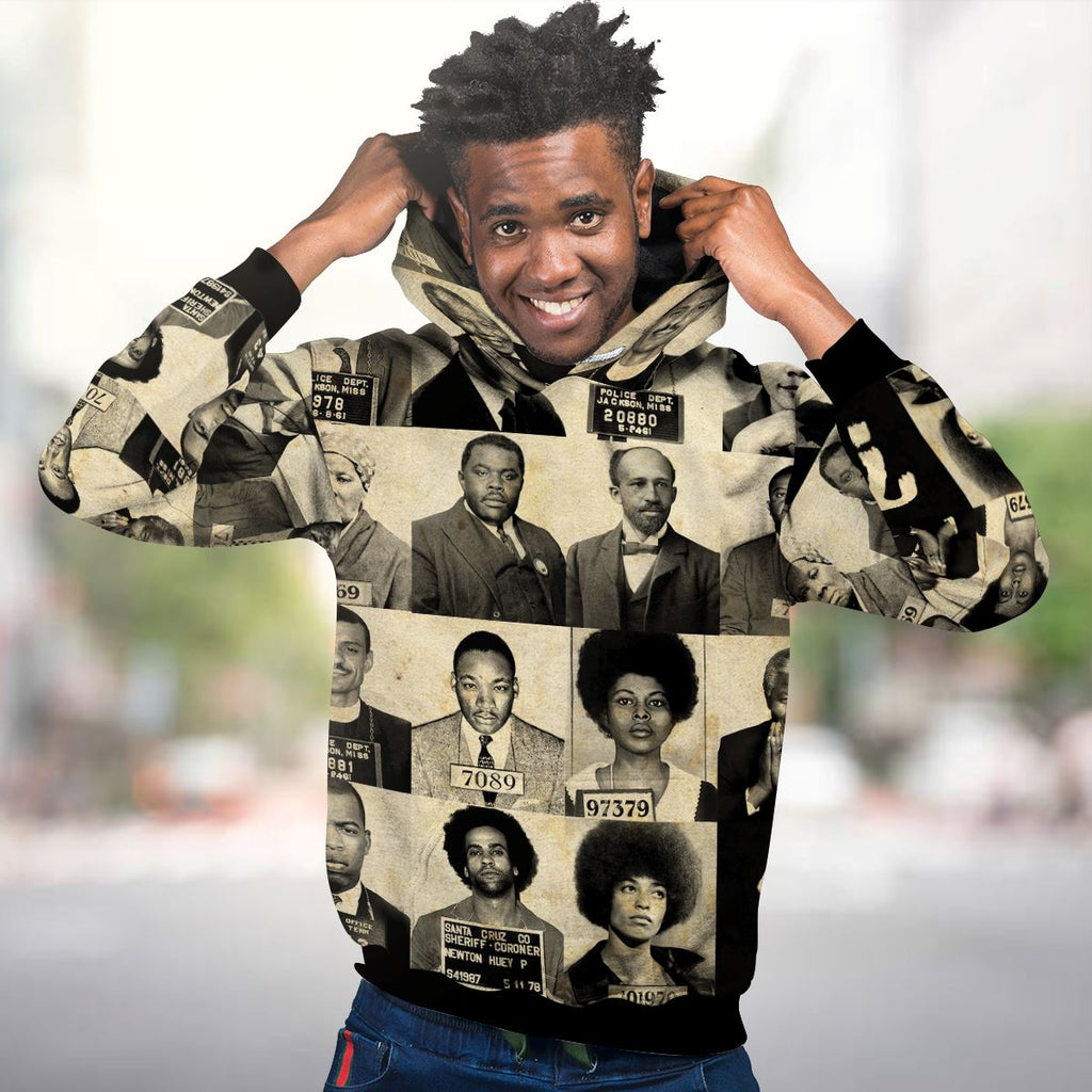Civil Rights Leaders Premium Hoodie Fleece Hoodie Zootop Bear 