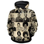Civil Rights Leaders Premium Hoodie Fleece Hoodie Zootop Bear Pullover S 