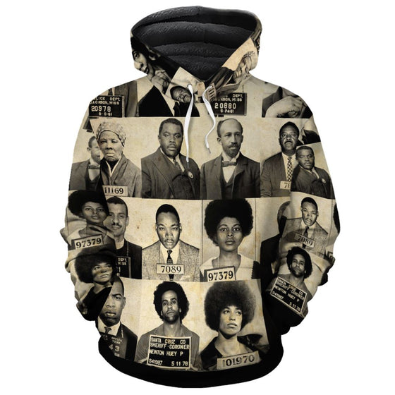 Civil Rights Leaders Premium Hoodie Fleece Hoodie Zootop Bear Pullover S 