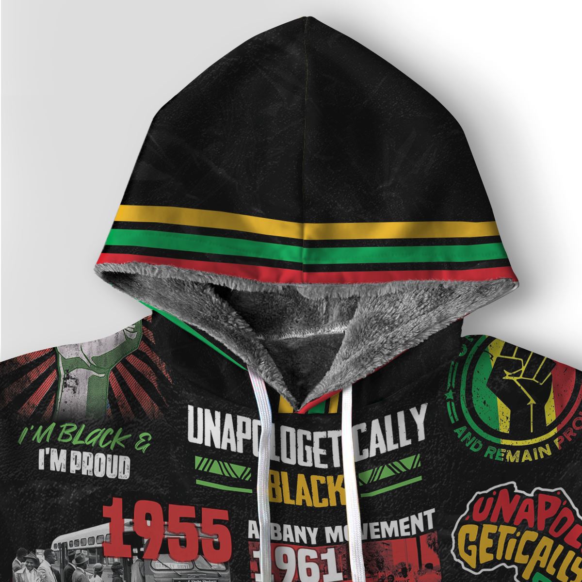 Civil Rights Movement Poster Art Premium Hoodie Fleece Hoodie Zootop Bear 